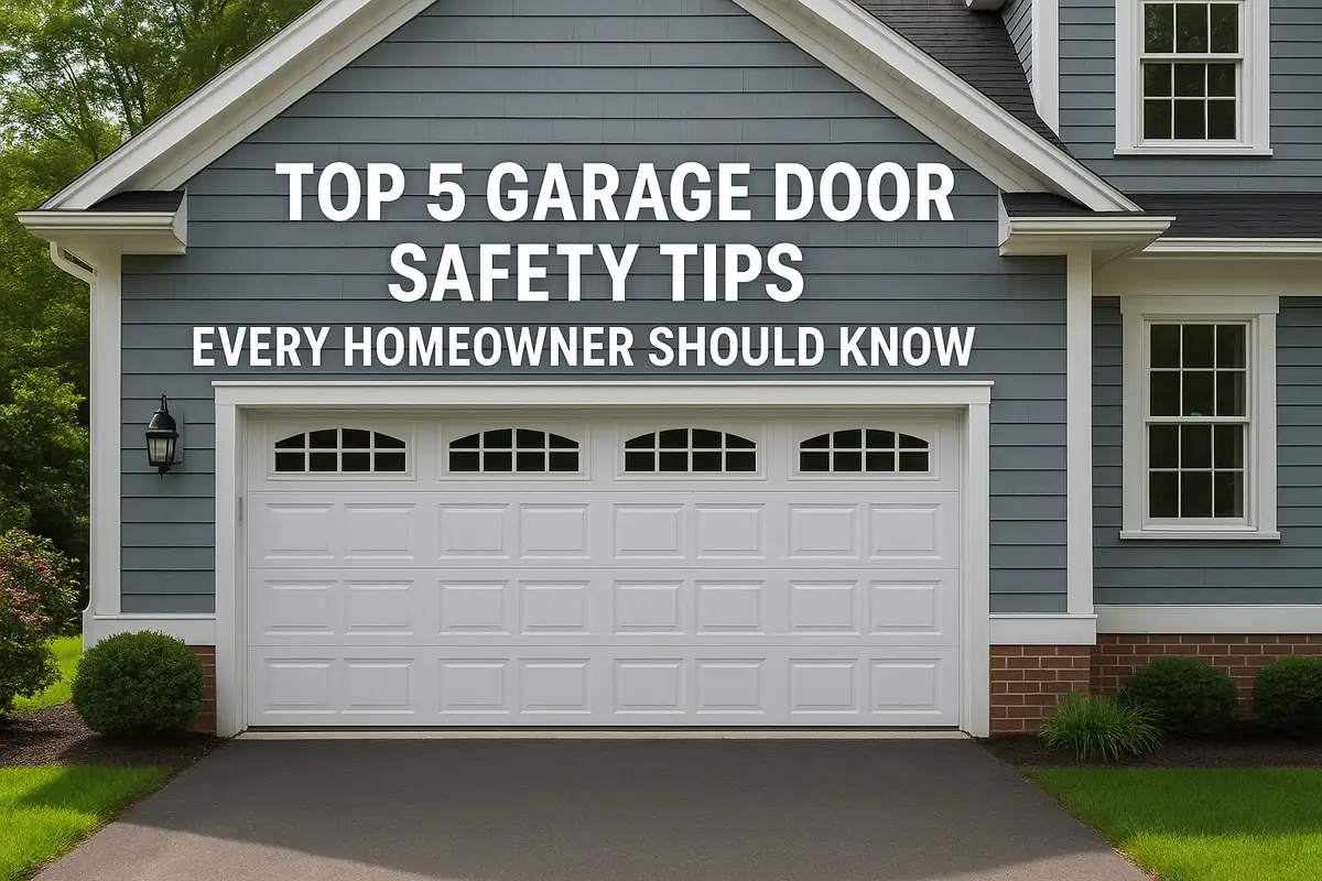 Garage Door Child Safety Tips for Peabody Families