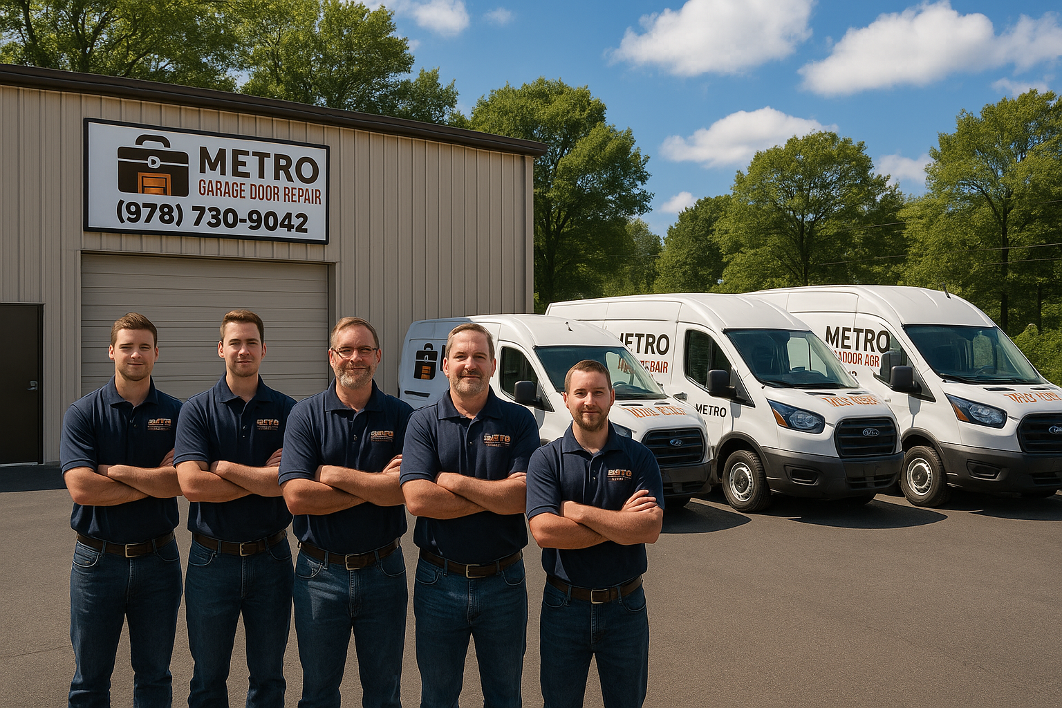 Professional garage door service in Gardner