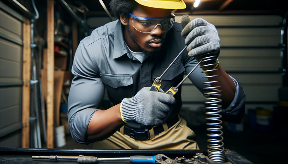 Our professional garage door repair process