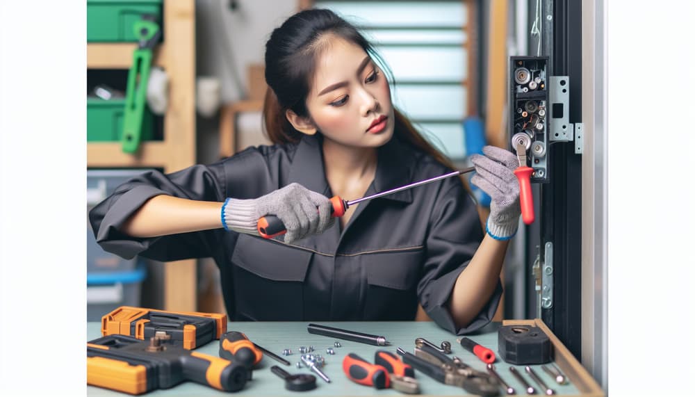 Our professional garage door spring repair process